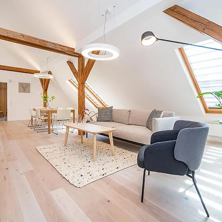 Fantastic Attic With Big Terrace Prag